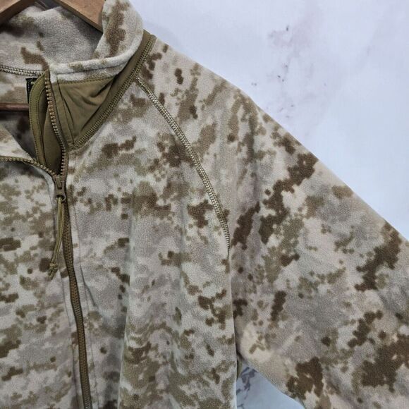 Desert Camo Jacket Mens Medium L Fleece Digital Marines Peckham Military Marpat - Picture 11 of 12